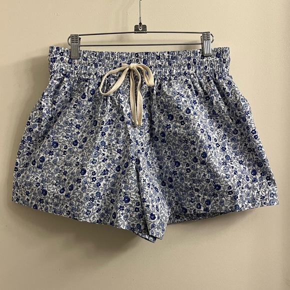 Apiece Apart Organic Cotton Floral Shorts Small - Picture 3 of 8